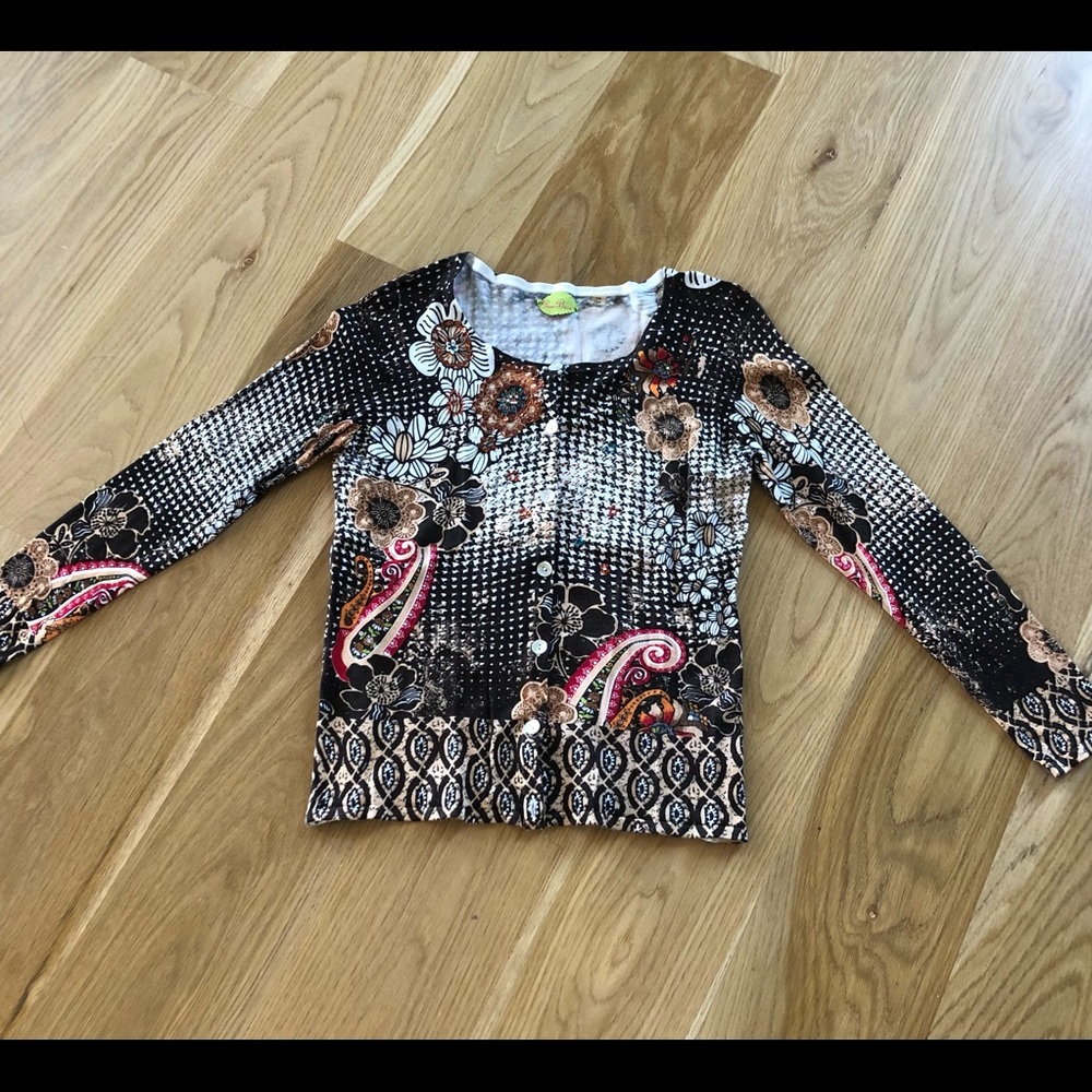 Prima Bella button front cardigan size MP.